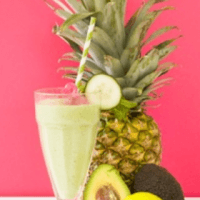 Chocolade banaan smoothie