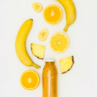Pruimen banaan smoothie