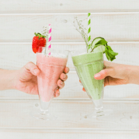 Yoghurt havermout smoothie